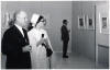Battiss exhibition Windhoek 1966 with Administrator W.C. du Plessis and Heidi Gaertner, representative of Gallery 101 Johannesburg (© Nitzsche-Ritter)