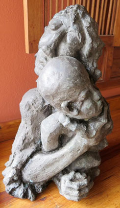 Ben Macala “Mother and Child”  bronze 46x26x30 cm - not signed – Private Coll A.B.