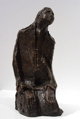 Ben Macala "Seated figure" - bronze 1/3 - 31 cm - ex Coll. 34 Long Gallery, Cape Town