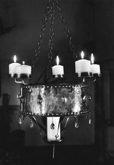 Tessa Fleischer - a magnificent copper candle lamp from the mid-70s