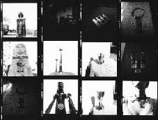 Tessa Fleischer - contact sheet of work done in the mid-70s