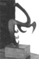 George JAHOLKOWSKI "Talon", copper sheet sculpture", 1962 - 14" H - GJ 105