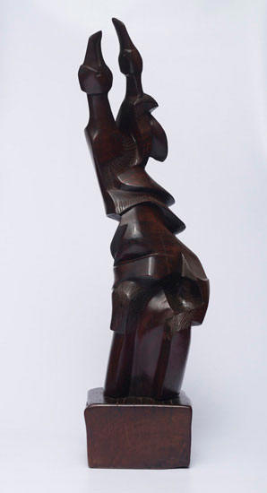 Koos den Houting "Dancing Birds", 1970 - wood - 83cm incl. base