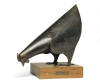 George Jaholkowski "Black Hen" ("Chicken"), 1962 - welded sheet copper - 26cm H excl base GJ 137