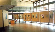 Johannes MEINTJES at R.A.U., Johannesburg - Retrospective 1990 (photo © Kobus Opperman archives)