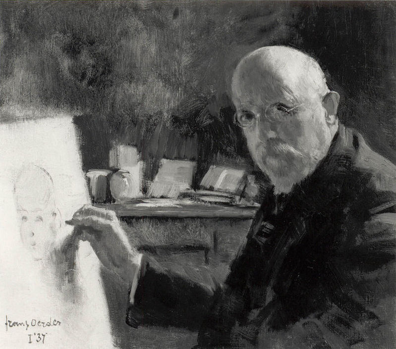 Frans D. Oerder "Self-portrait", 1937 - img. from Wikipedia