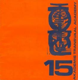 15th Transvaal Academy, Johannesburg, 1969 - cover of catalogue