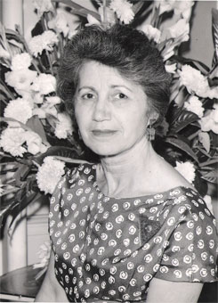 Shulamith Wittenberg Miller in about 1968 (image archives SAJBD)