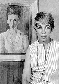 Maurice van ESSCHE "Portrait of Joyce", an early work (img. ARTLOOK, Johannesburg, February 1969) 