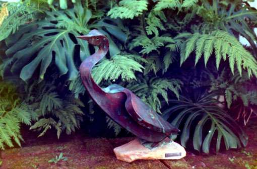 George Jaholkowski "Waterfowl" in sheet copper - ref. GJ 187